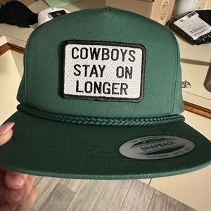 Cowboys Stay on Longer Trucker Hat